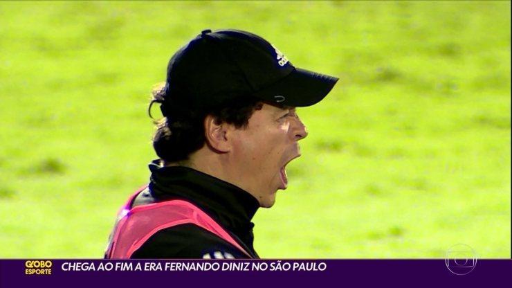 Fernando Diniz deixou o São Paulo na reta final do Brasileirão de 2020