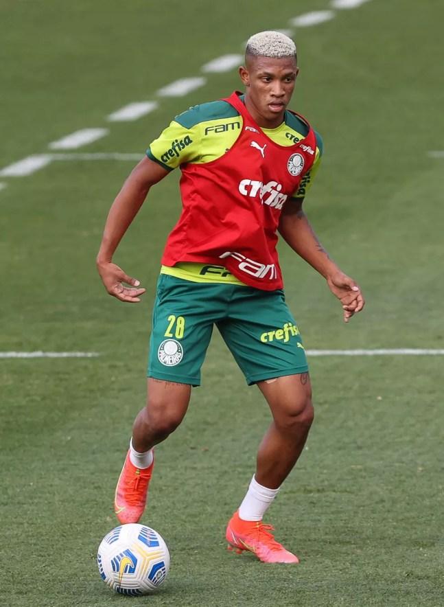 Danilo, meio-campista do Palmeiras — Foto: Cesar Greco / Ag. Palmeiras