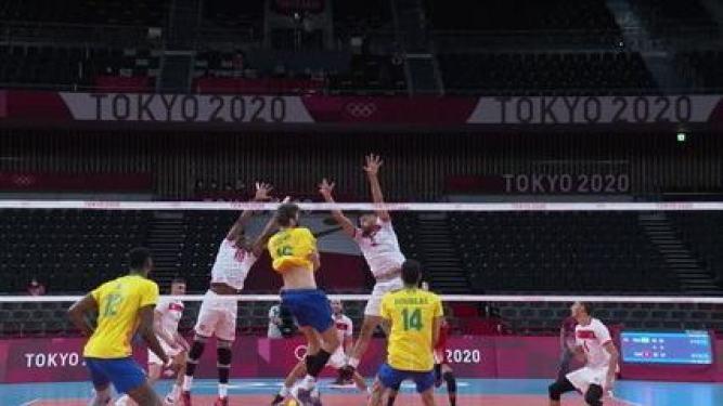 Melhores momentos: Brasil 3 x 0 Tunísia pelo vôlei masculino nas Olimpíadas de Tóquio