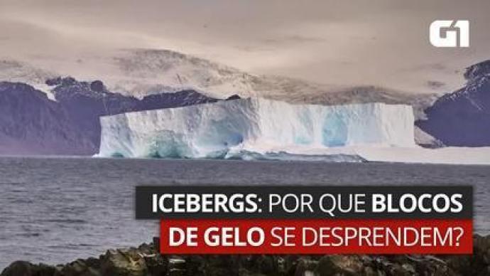 Icebergs: por que blocos de gelo se desprendem?