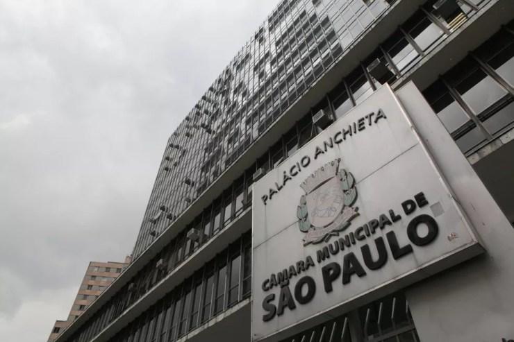 Fachada do prédio da Câmara Municipal de São Paulo, no Centro da capital paulista. — Foto: Divulgação/CMSP