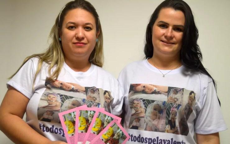 Família faz campanha para arrecadar ajuda para tratamento da Valentina (Foto: Samantha Silva/G1)