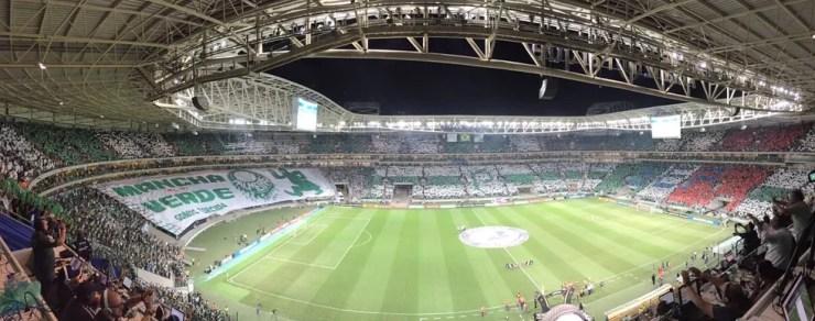 Palmeiras recebe o São Paulo na arena, no próximo domingo (Foto: Felipe Zito)