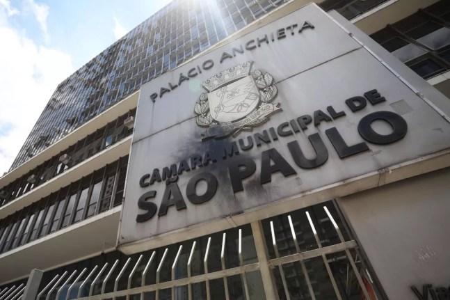 Fachada da Câmara Municipal de São Paulo.  — Foto: RENATO S. CERQUEIRA/FUTURA PRESS/ESTADÃO CONTEÚDO