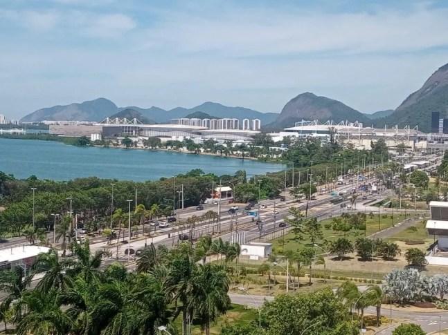 Hotel do Palmeiras é localizado em região tranquila e tem vista para o Parque Olímpico — Foto: José Edgar de Matos