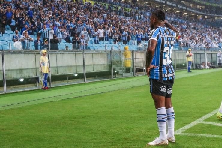 Marinho pelo Grêmio: passagem pouco marcante - Lucas Uebel/Grêmio