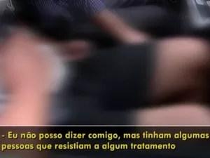 Internos confessaram que sofriam agressões físicas (Foto: Reprodução / TV TEM)