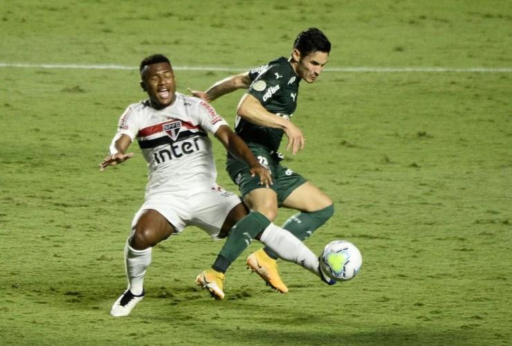 Palmeiras deve ter time modificado contra o Atlético-GO, na segunda-feira — Foto: Marcos Ribolli