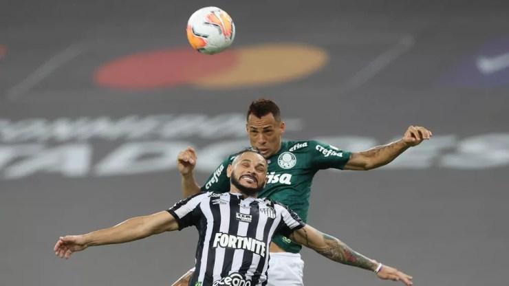 Breno Lopes no lance do gol do título da Libertadores pelo Palmeiras — Foto: Cesar Greco / Ag. Palmeiras