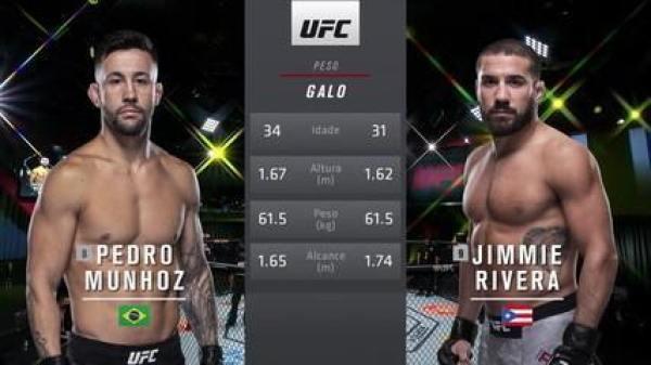 UFC Rozenstruik x Gané - Pedro Munhoz x Jimmie Rivera (vídeo exclusivo para assinantes Combate)