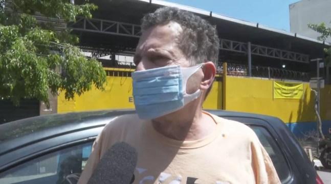 Waldson Silva, dono de uma joalheria que pegou fogo — Foto: Abraão Cruz/TV Globo