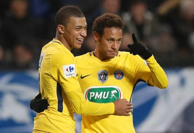 Mbappé e Neymar  (Foto: Stephane Mahe/Reuters)