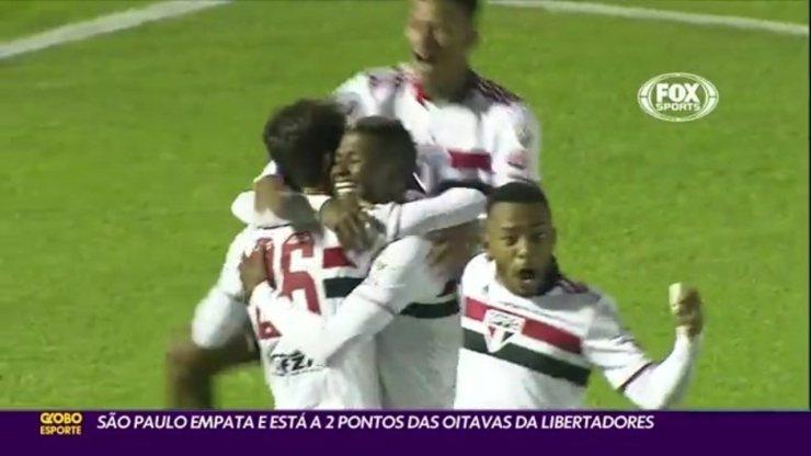 São Paulo empata com Rentistas e está a dois pontos das oitavas da Libertadores