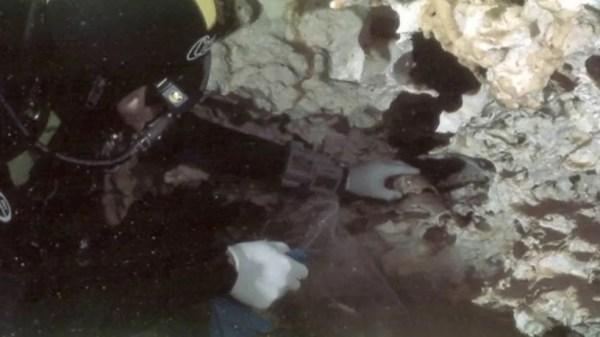 O investigador subaquático Octavio del Río foi o descobridor de Eva de Naharon (Foto: Eugenio Aceves/INAH)