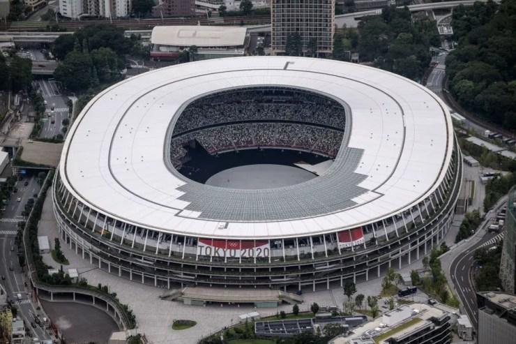 Estádio Olímpico de Tóquio recebe a cerimônia de abertura e também de encerramento dos Jogos — Foto: Carl Court/Getty Images