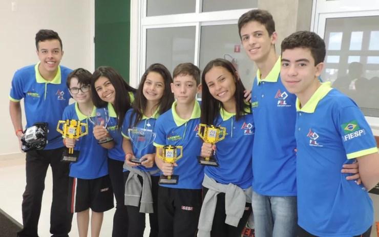 Equipe de Rio Preto foi vencedora de etapas regional, estadual e nacional (Foto: Marcos Lavezo/G1)