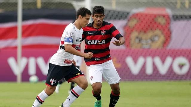 Em duelo contra o rebaixamento, São Paulo vence o Vitória em Salvador e respira