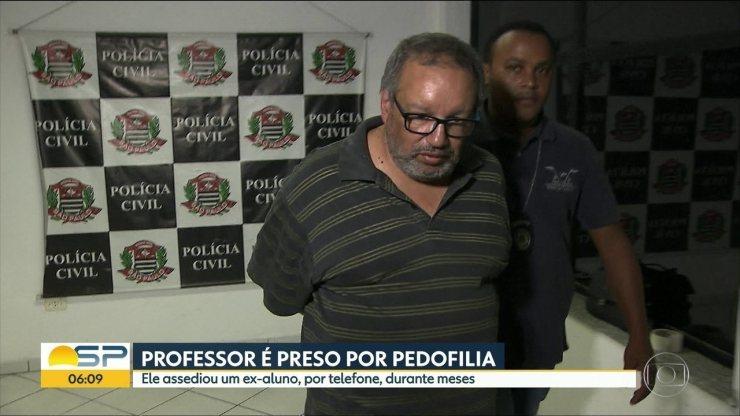 Professor é preso em flagrante por pedofilia em SP