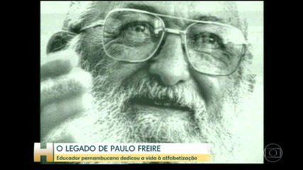 Educador Paulo Freire faria cem anos neste domingo