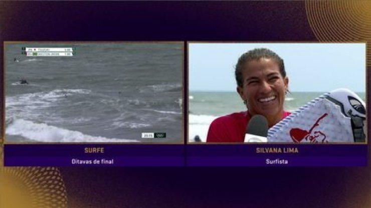 Empolgada, Silvana Lima comemora classificação para quartas de final no surfe e fala sobre confronto contra tetracampeã mundial: "Algumas favoritas acabaram perdendo"