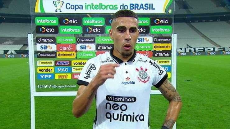 Gabriel meia do Corinthians, reconhece que o time não jogou bem