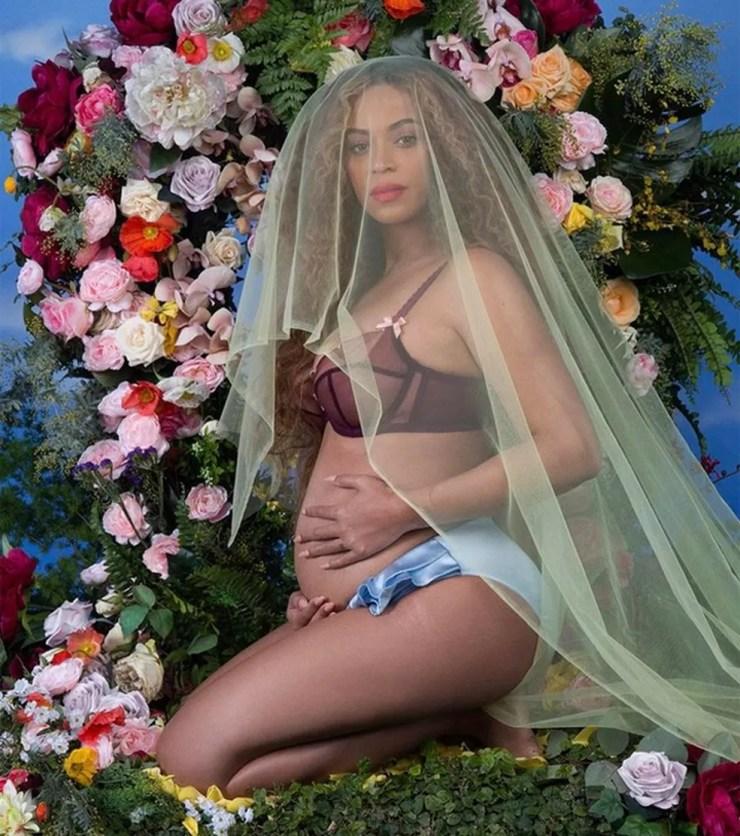   Beyoncé anuncia gravidez em foto publicada no Instagram  (Foto: Reprodução/Instagram)
