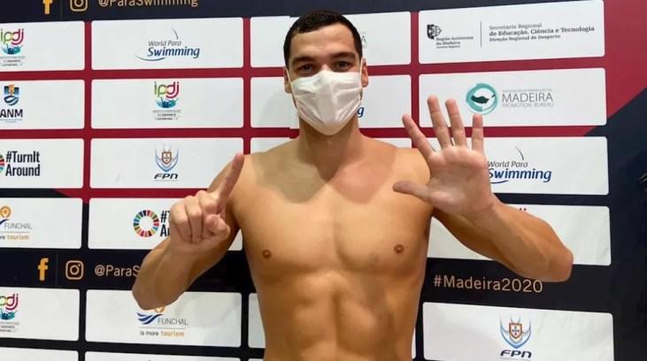 Gabriel Bandeira faturou seis medalhas na primeira competição internacional — Foto: Divulgação