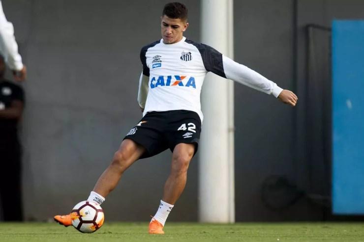Vitor Bueno deixou o Santos em julho de 2018 — Foto: Ivan Storti/Santos FC