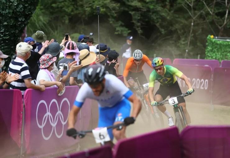 Henrique Avancini nas Olimpíadas — Foto: REUTERS/Matthew Childs