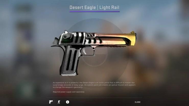 Desert Eagle é a pistola mais poderosa do CS:GO — Foto: Reprodução/Valve