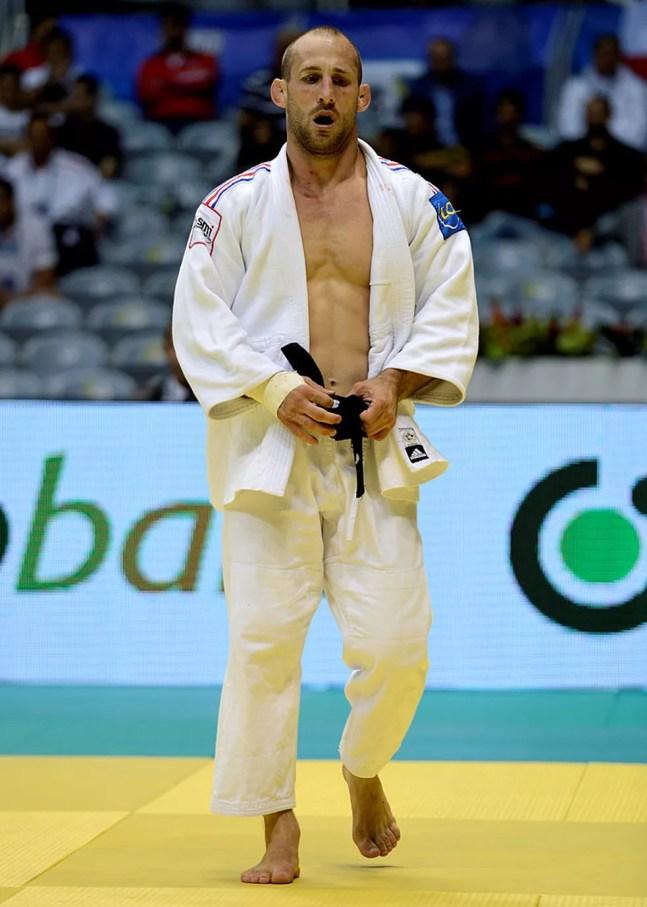 Alain Schmitt no Campeonato Mundial de Judô no Rio, em 2013 — Foto: David Finch/Getty Images