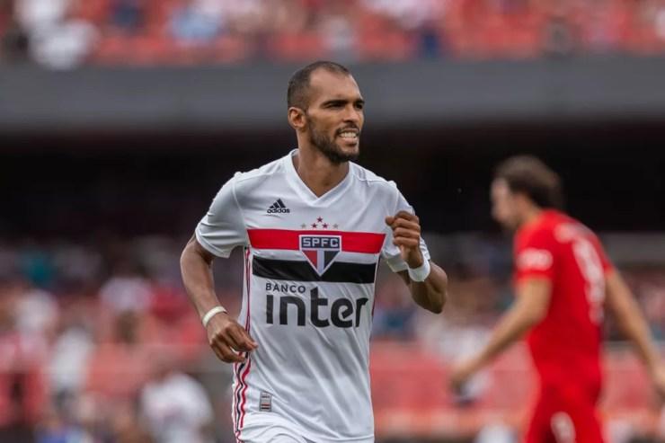 Richarlyson, do São Paulo, na Legends Cup — Foto: Van Campos/Estadão Conteúdo