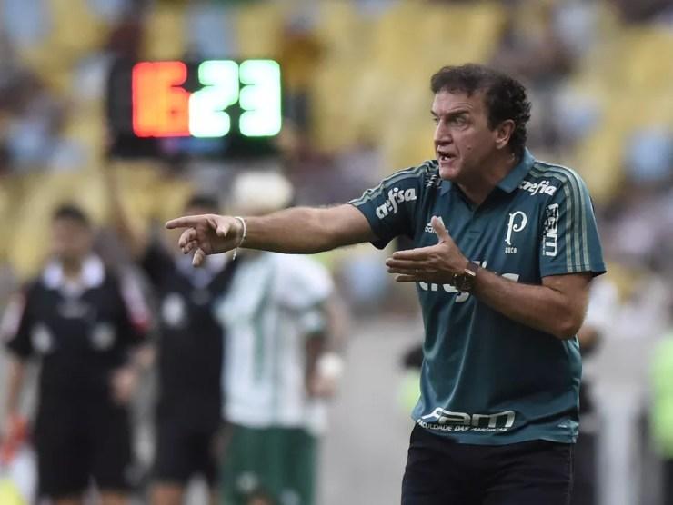 Cuca ganhou o Brasileiro de 2016 no comando do Palmeiras — Foto: André Durão