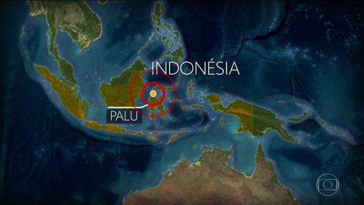 Forte terremoto atinge a Indonésia