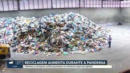 Reciclagem aumenta durante a pandemia