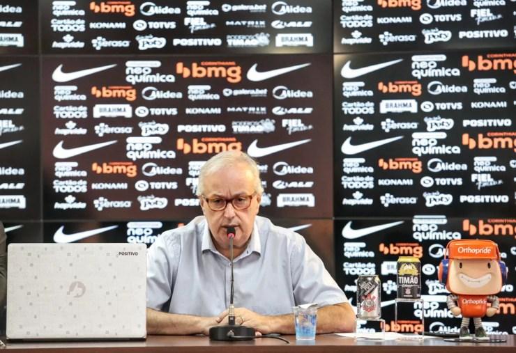 Roberto de Andrade, diretor de futebol do Corinthians na gestão de Duilio Monteiro Alves — Foto: Rodrigo Coca/Ag.Corinthians