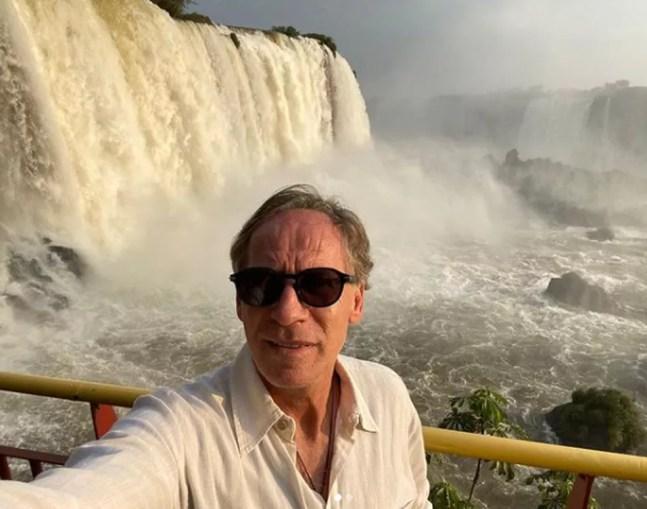 Franco Baresi nunca tinha ido a Foz do Iguaçu e disse que teve "experiência única" — Foto: Reprodução/Instagram
