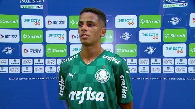 Giovani fala sobre a chance no time principal do Palmeiras
