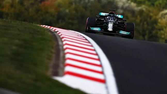 Lewis Hamilton, da Mercedes, no GP da Turquia de 2021 — Foto: Clive Mason - Formula 1/Formula 1 via Getty Images
