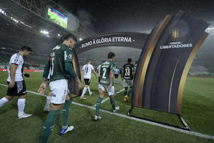 Palmeiras venceu o Libertad e avançou à semifinal da Libertadores — Foto: Staff Images / CONMEBOL
