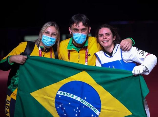Silvana Fernandes conquistou o bronze no K44 até 58kg — Foto: Rogério Capela/CPB
