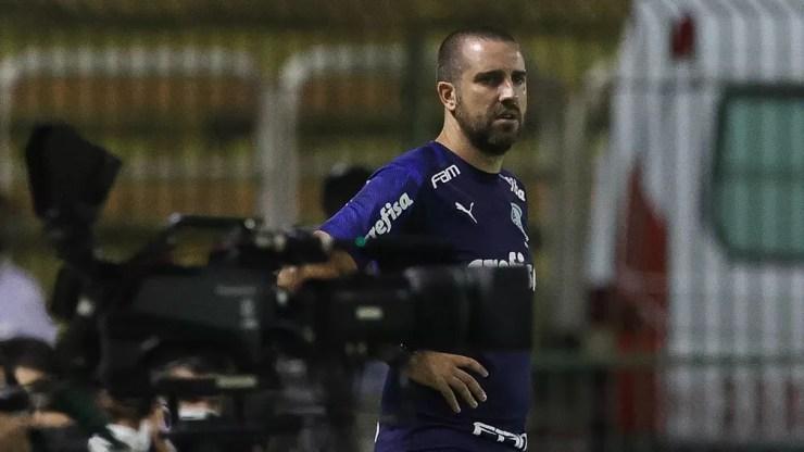 João Martins entrou no período de recesso; ele comandou o Palmeiras nos últimos três jogos — Foto: César Greco/Agência Palmeiras
