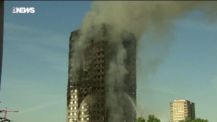 Há mortos no Incêndio que atingiu um prédio de apartamentos em Londres