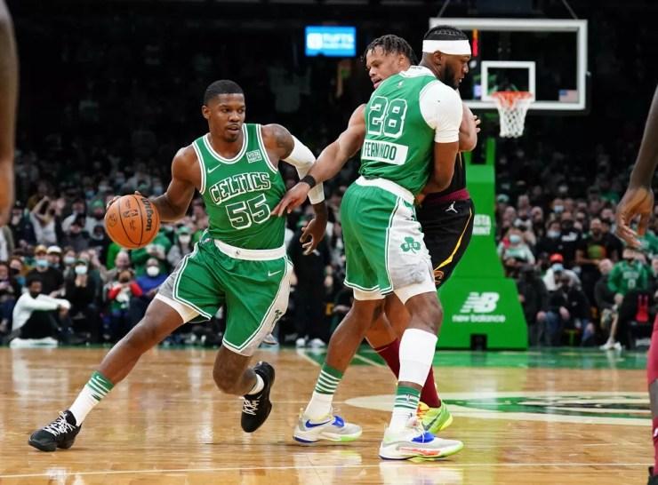 Joe Johnson joga pelos Celtics — Foto: David Butler II-USA TODAY Sports