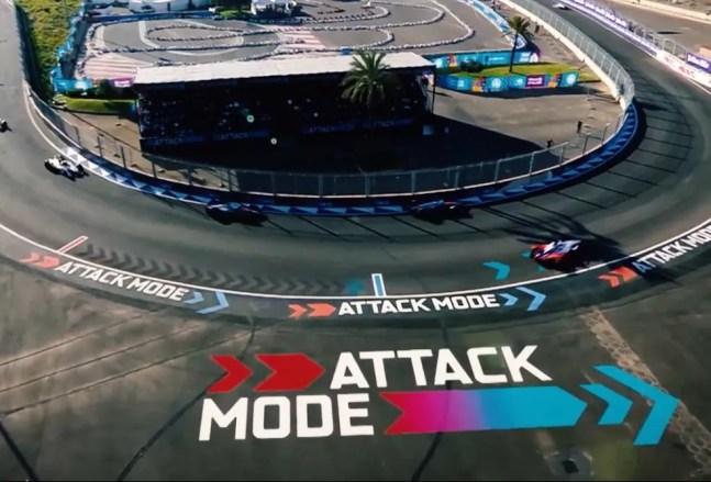 Modo Ataque é uma das atrações da Fórmula E nas corridas — Foto: Divulgação