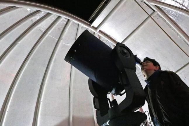 Colégio Estadual do Paraná busca incentivar os alunos por meio do Observatório Astronômico. — Foto: Divulgação/Colégio Estadual do Paraná