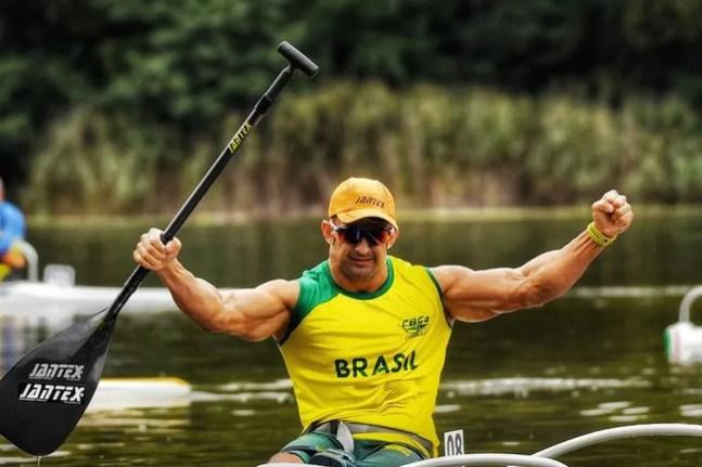 Fernando Rufino no Mundial de canoagem — Foto: Reprodução/Instagram