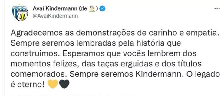 Família Kindermann encerra atividades do futebol feminino e dispensa atletas após Libertadores