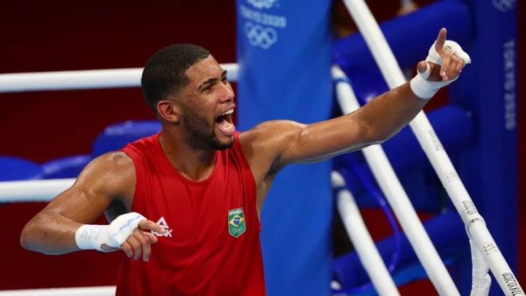 Hebert Conceição, boxe, Olimpíadas de Tóquio 2020 — Foto: REUTERS/Amr Abdallah Dalsh