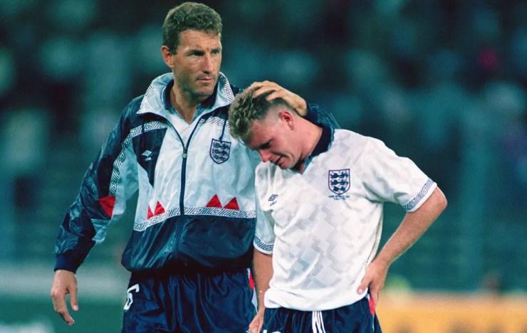 Choro do Gascoigne Inglaterra na semifinal de 1990 — Foto: Getty Images